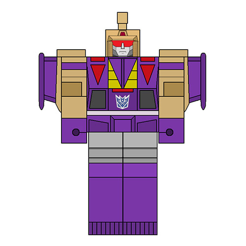 Çocuklar İçin  Transformers Kağıt Kübik Oyuncaklar Şablonu  
