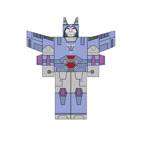 Çocuklar İçin  Transformers Kağıt Kübik Oyuncaklar Şablonu  
