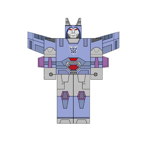Çocuklar İçin  Transformers Kağıt Kübik Oyuncaklar Şablonu  