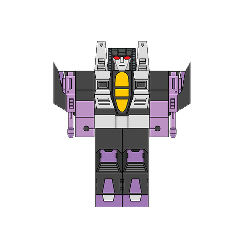 Çocuklar İçin  Transformers Kağıt Kübik Oyuncaklar Şablonu  