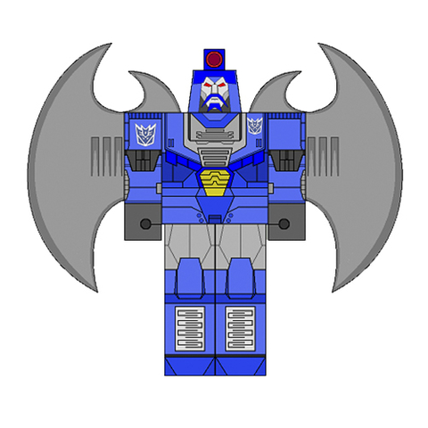 Çocuklar İçin  Transformers Kağıt Kübik Oyuncaklar Şablonu  