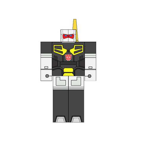 Çocuklar İçin  Transformers Kağıt Kübik Oyuncaklar Şablonu  