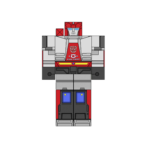 Çocuklar İçin  Transformers Kağıt Kübik Oyuncaklar Şablonu  
