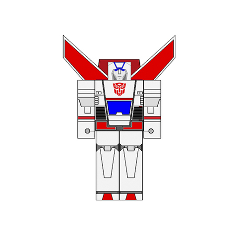 Çocuklar İçin  Transformers Kağıt Kübik Oyuncaklar Şablonu  