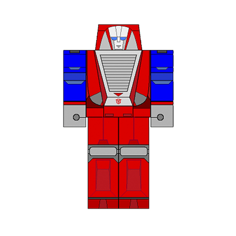 Çocuklar İçin  Transformers Kağıt Kübik Oyuncaklar Şablonu  