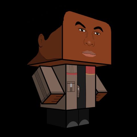 Çocuklar İçin  Star Wars Kağıt Kübik Oyuncaklar Şablonu  