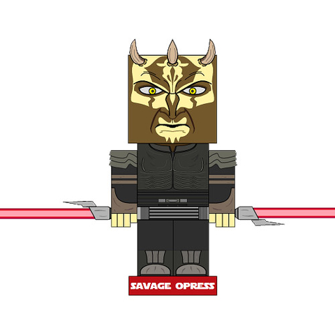 Çocuklar İçin  Star Wars Kağıt Kübik Oyuncaklar Şablonu  