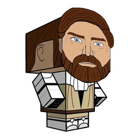 Çocuklar İçin  Star Wars Kağıt Kübik Oyuncaklar Şablonu  