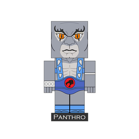 Çocuklar İçin  Thundercats Kağıt Kübik Oyuncaklar Şablonu  