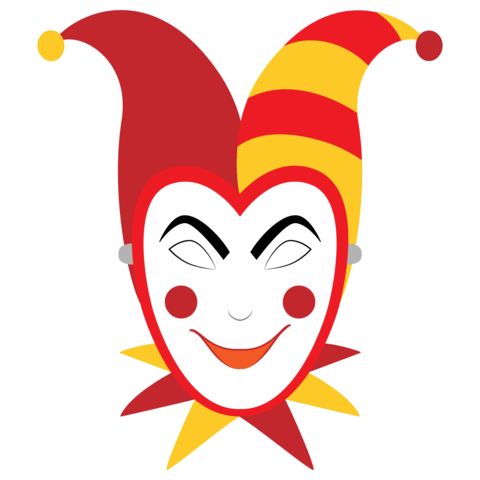 Çocuklar İçin  Balo Hazır Maske Şablonları 