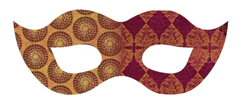 Çocuklar İçin  Balo Hazır Maske Şablonları 