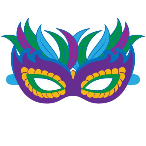Çocuklar İçin  Balo Hazır Maske Şablonları 