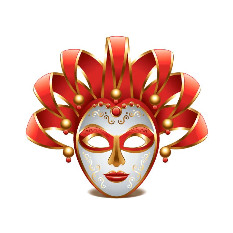 Çocuklar İçin  Balo Hazır Maske Şablonları 