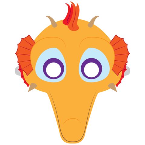   Denizatı   maske Şablonları