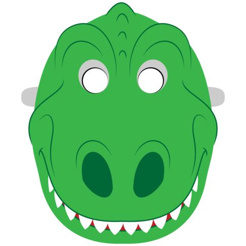   Dinozor  maske Şablonları