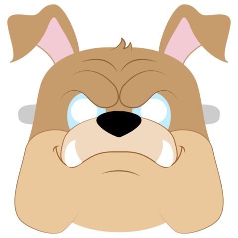    Köpek   maske Şablonları