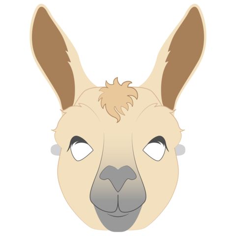   Lama    maske Şablonları
