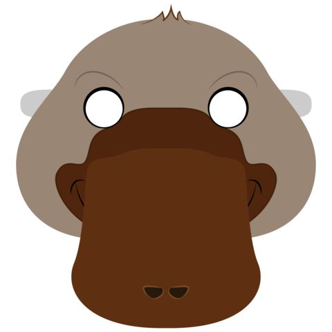   Platypus  maske Şablonları