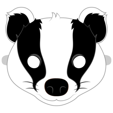     Porsuk  maske Şablonları