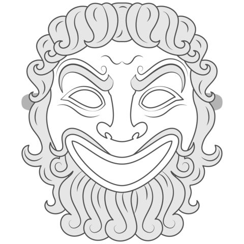 Çocuklar İçin  insan Hazır Maske Şablonları 