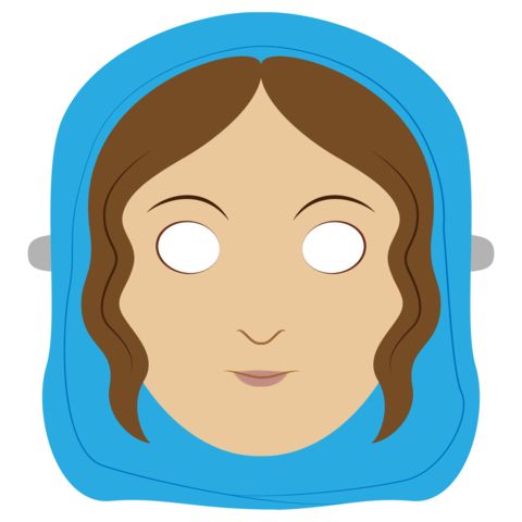 Çocuklar İçin  insan Hazır Maske Şablonları 