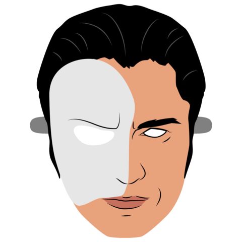 Çocuklar İçin  insan Hazır Maske Şablonları 