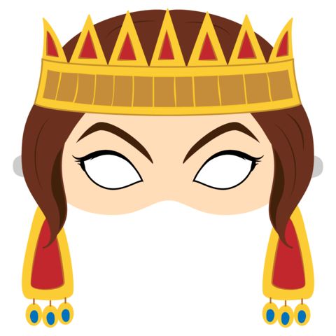 Çocuklar İçin  insan Hazır Maske Şablonları 