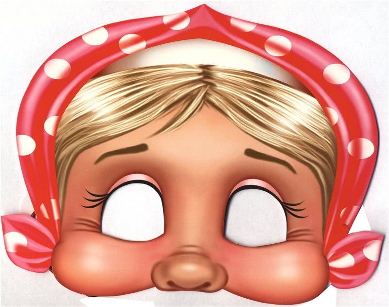 Çocuklar İçin  Çizgifilm-Karakterleri Hazır Maske Şablonları 
