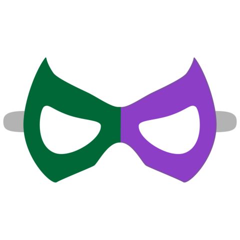 Çocuklar İçin  Çizgifilm-Karakterleri Hazır Maske Şablonları 