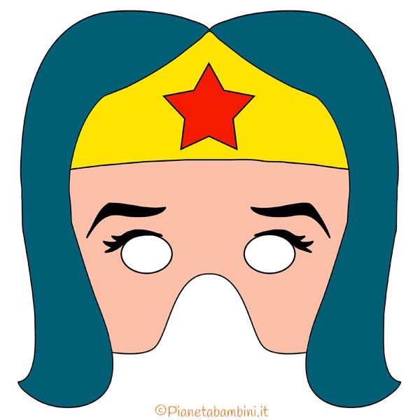 Çocuklar İçin  Çizgifilm-Karakterleri Hazır Maske Şablonları 