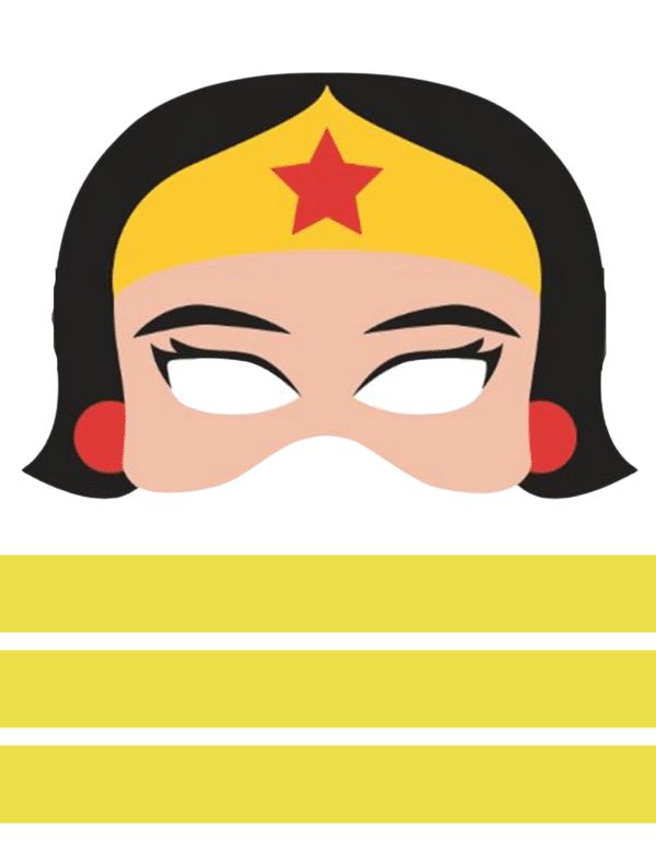 Çocuklar İçin  Çizgifilm-Karakterleri Hazır Maske Şablonları 