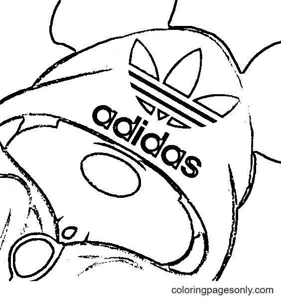 Çocuklar İçin Adidas Boyama Sayfaları 