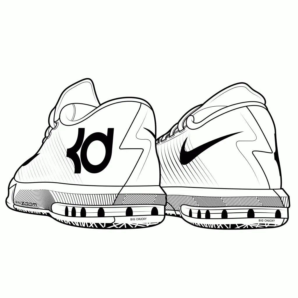 Çocuklar İçin Nike Boyama Sayfaları 