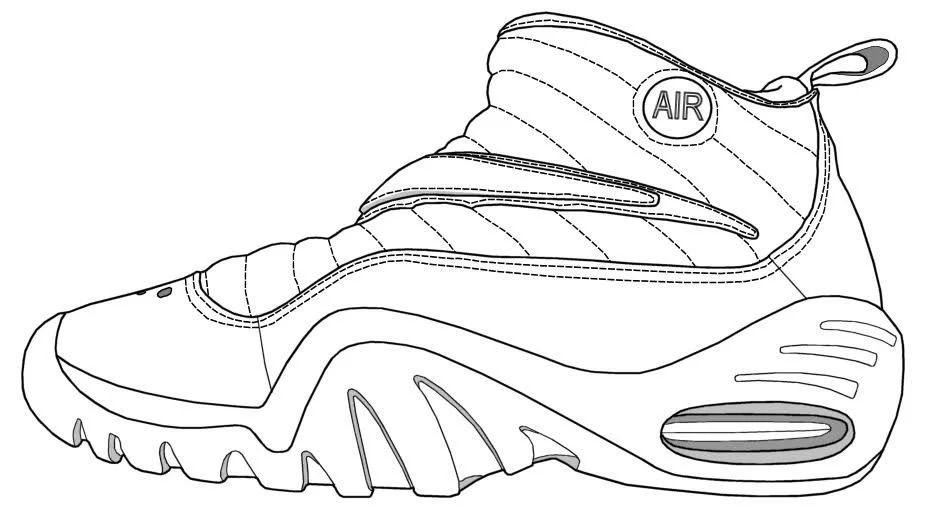 Çocuklar İçin Nike Boyama Sayfaları 