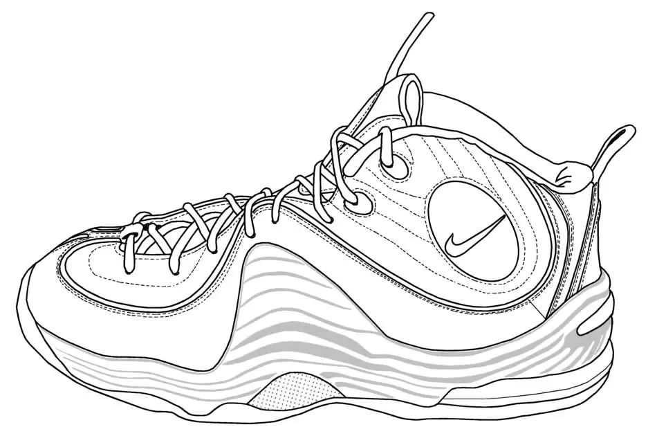 Çocuklar İçin Nike Boyama Sayfaları 