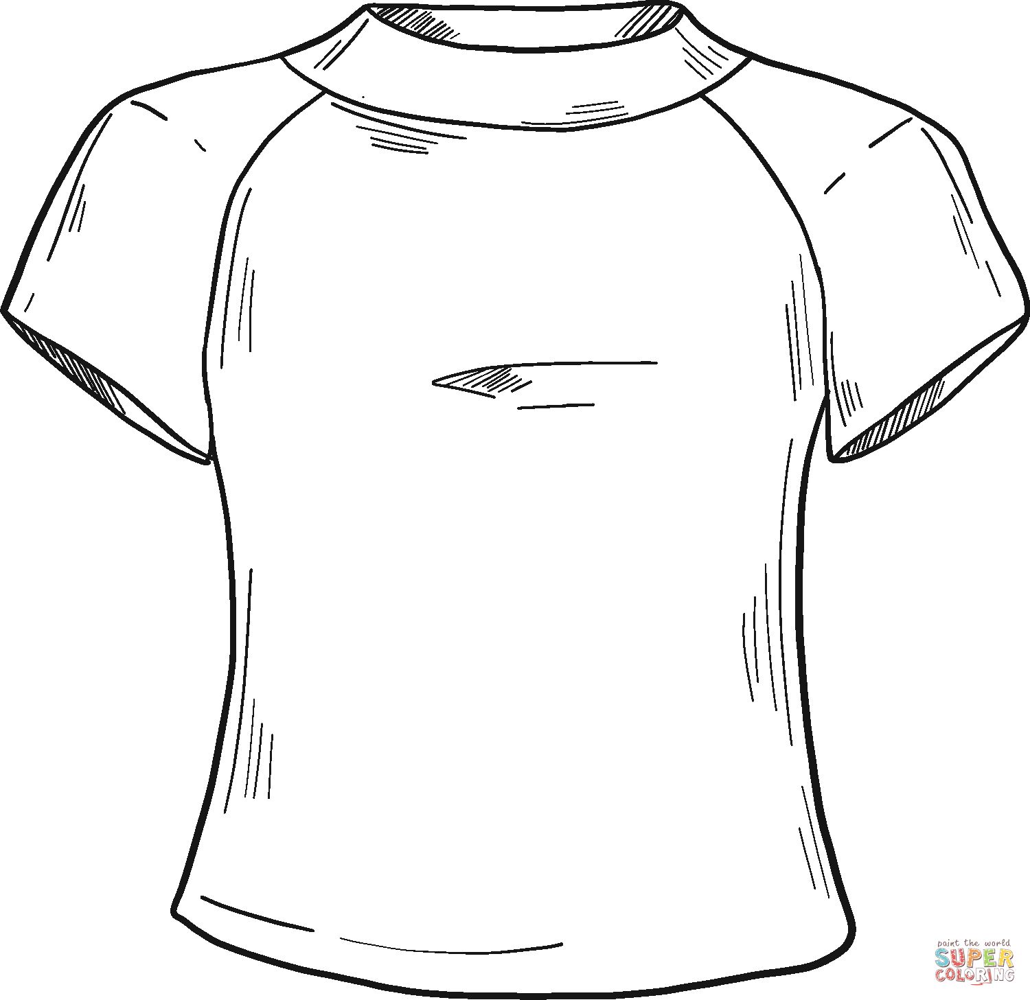 Çocuklar İçin T-shirt Boyama Sayfaları 