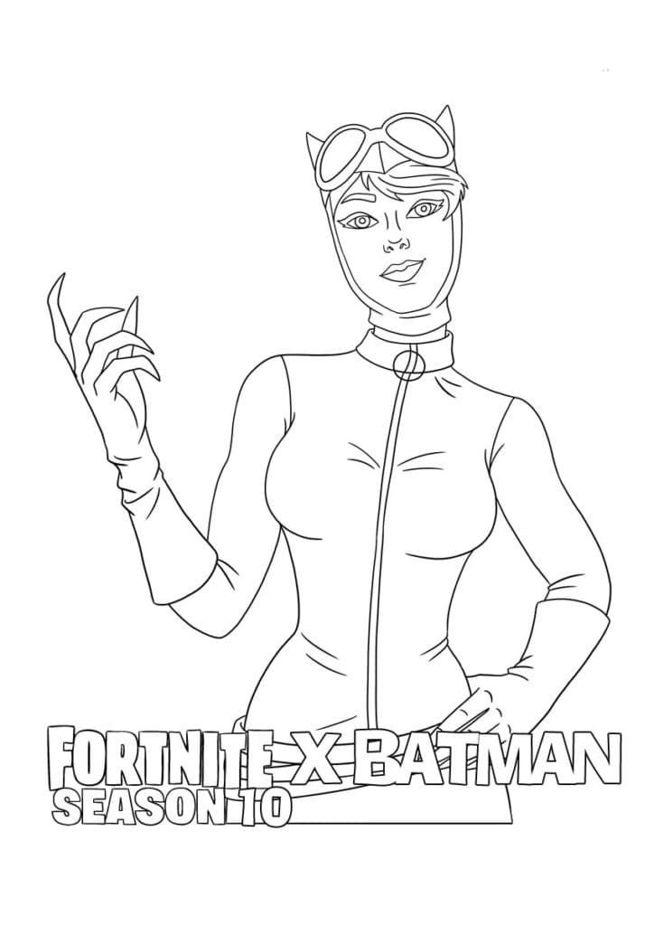 Çocuklar İçin Fortnite Boyama Sayfaları 