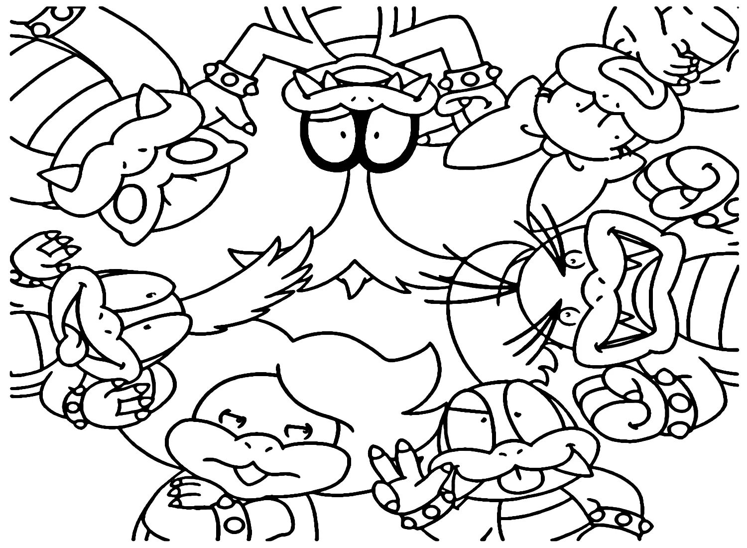 Çocuklar İçin Koopalings Boyama Sayfaları 