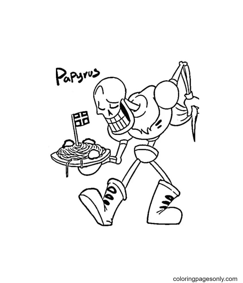 Çocuklar İçin Papyrus Boyama Sayfaları 