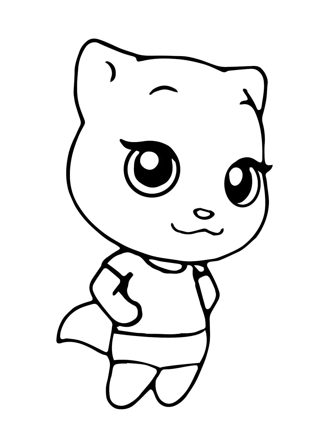 Çocuklar İçin Talking Angela Boyama Sayfaları 