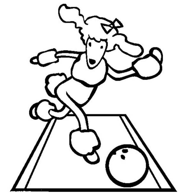 Çocuklar İçin Bowling Boyama Sayfaları 