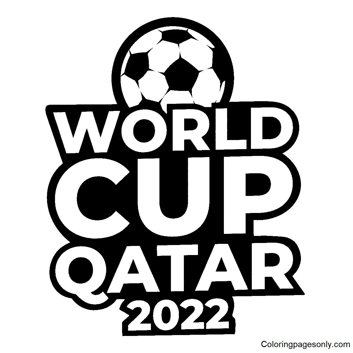 Çocuklar İçin Fifa-2022-dünya-kupası Boyama Sayfaları 