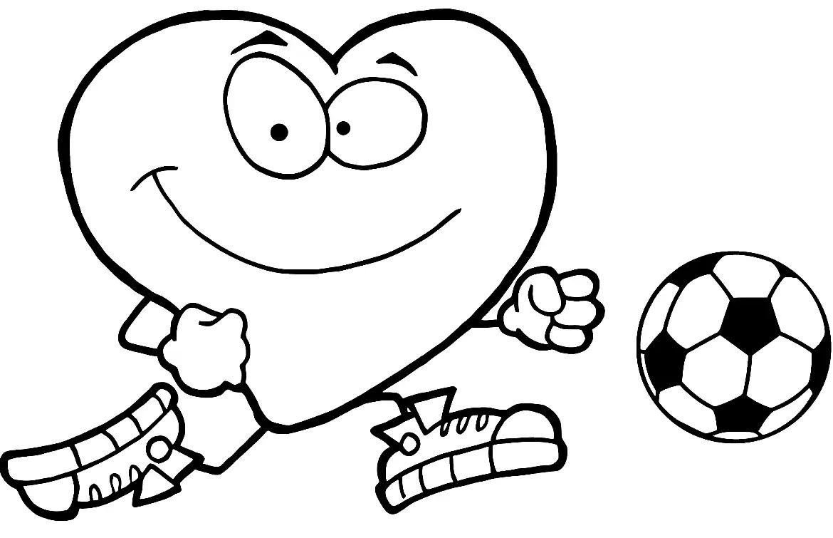 Çocuklar İçin Futbol Boyama Sayfaları 