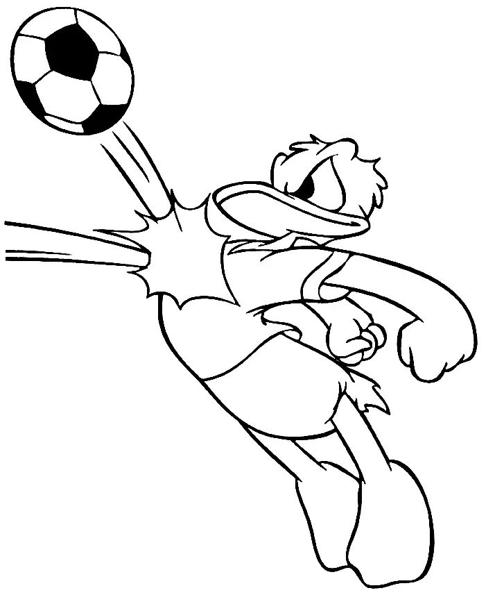Çocuklar İçin Futbol Boyama Sayfaları 