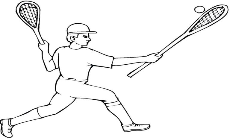 Çocuklar İçin Lacrosse Boyama Sayfaları 