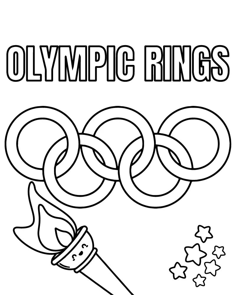 Çocuklar İçin Paris-2024-olimpiyatları Boyama Sayfaları 