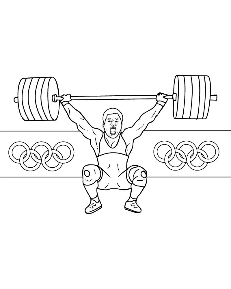 Çocuklar İçin Paris-2024-olimpiyatları Boyama Sayfaları 