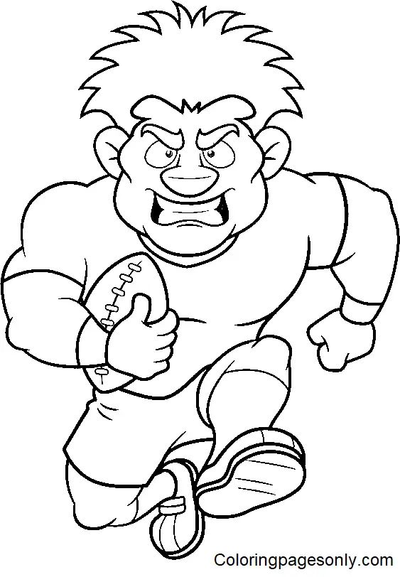 Çocuklar İçin Rugby Boyama Sayfaları 