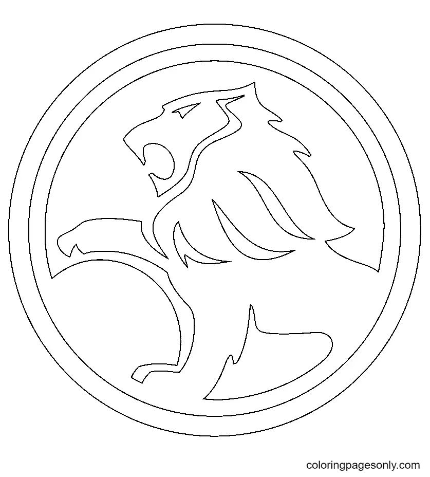 Çocuklar İçin Araba-Logosu Boyama Sayfaları 