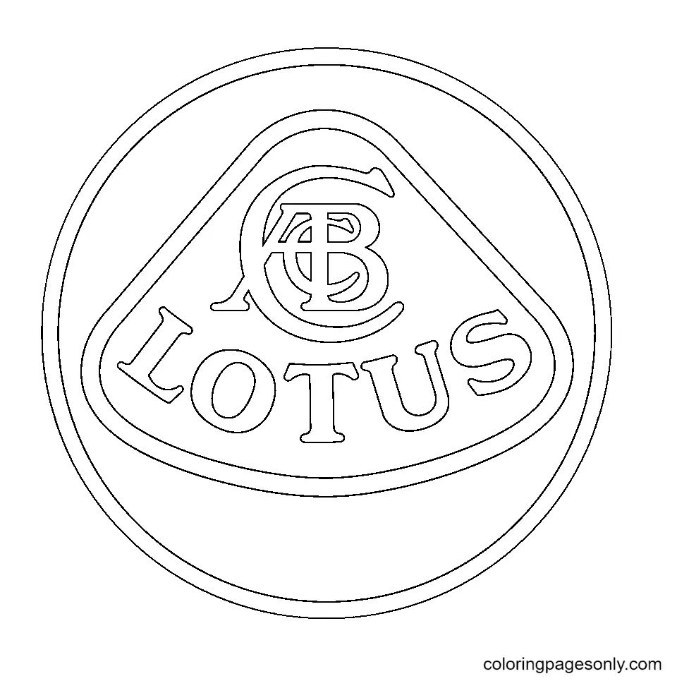 Çocuklar İçin Araba-Logosu Boyama Sayfaları 